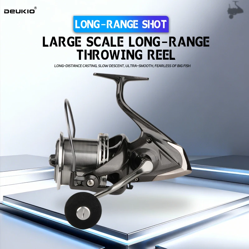 Trolling Reel - Mulinello da Pesca Spinning DEUKIO 8000-16000,