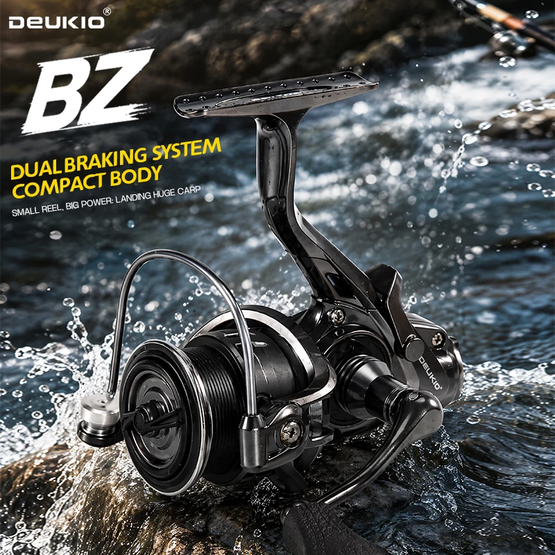 Trolling Reel - Mulinello da Spinning Compatto DEUKIO, Doppio