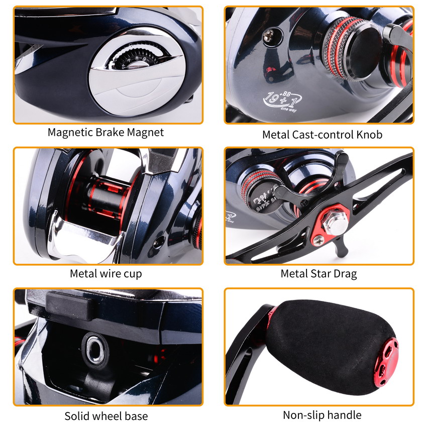 8.0:1 19 1BB mulinello da Pesc - Trolling Reel recensione e prezzo